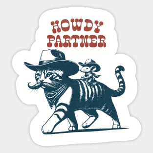 Howdy Partner Sticker